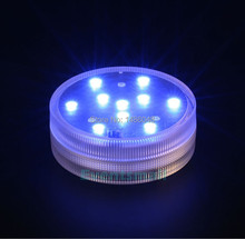 1 шт./лот круглая погружная светодиодная RGB-подсветка с дистанционным управлением для хрустальной вазы, фотолампы, кальяна 2024 - купить недорого