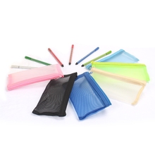 Transparent Pencil Case School Supplies Lapices Bags Papelaria Estojo Escolar Menina Net Yarn Fourniture Scolaire Kalemlik Okul 2024 - buy cheap