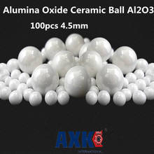 100pcs 4.5mm Alumina Oxide Ceramic Ball Al2o3 For Bearing/pump/linear Slider/valvs Balls 2024 - buy cheap