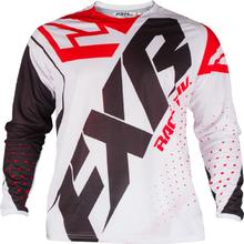 New FXR Racing Long Sleeve MTB Jersey white Color Off Road Mountain Bike DH Bicycle moto Jersey DH BMX motocross jersey 2024 - buy cheap