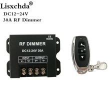Atenuador LED RF inalámbrico de 12V, 3 teclas, mando a distancia, DC 12V- 24V, 30A, 360W, 720W, para tira de luces de un solo Color 5050 3528 2024 - compra barato