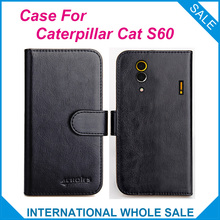 6 Colors Hot! 2016 Caterpillar CAT S60 Case,High Quality Leather Exclusive Case For Caterpillar CAT S60 Cover Phone Bag Tracking 2024 - buy cheap