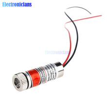 650nm 5mW Red Cross Line Laser Module Head Glass Lens Focusable Industrial Class Grade 3-5V 2024 - buy cheap