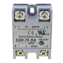 Free shipping SSR-75DA 75A 3-32V DC TO 24-380V AC SSR 75DA relay solid state 2024 - buy cheap