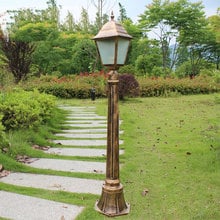 waterproof landscape lighting Lawn lamp,E27 garden flower bed road outdoor Les Loges Du Park Hotel garden lamp WCS-OLL0030 2024 - buy cheap