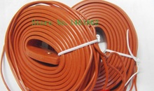 26mmx1m  80W 220V High quality Electric heating Silicone Heating Pipeline  tracing belt Silicone Rubber Pipe Heater waterproof 2024 - buy cheap