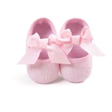 Toddler Baby Shoes Non-Slip Bowknot Princess Shoes Infant Slip On Prewalkers 0-18M New 2024 - buy cheap