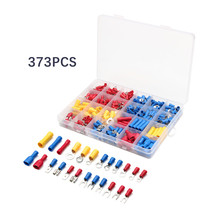 373PC Insulated Electrical Wire Connectors Crimp Terminals Connector Butt  Spade Ring Fork Assorted Set 2024 - buy cheap