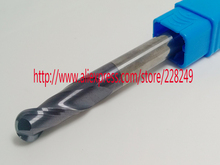 1pc R5*40*D10*150L-HRC55 2 Flutes Tungsten solid carbide Coated  Ball Nose End Mills CNC milling cutters 2024 - buy cheap