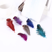 50 Pcs 4-8cm DIY Earring Necklace Wedding Party Decorative Multi-colour Pheasant Plume Feather Natural Feathers for Home Decor 2024 - buy cheap