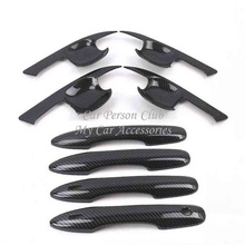 Exterior Door Handle Bowl Frame Cover Panel Trims For Toyota Corolla 2019 2020 Carbon Fibre Decoration Car Molding Accessories 2024 - buy cheap