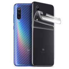 3D Carbon Fiber Skins Protective Film Wrap Skin Phone Back Paste Sticker For XIAOMI Mi9/Mi8 SE/Mix 2S/MIX3/Redmi Note 7/5 Pro 2024 - buy cheap