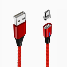 CatXaa Deep Red Magnetic USB Cable Type C Micro Usb Data Magnet Wire 3A Fast Charger Adapter for Huawei Samsung 2024 - buy cheap
