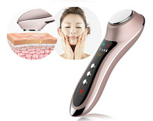 Anion Sonic Hot Cold Face Massager Beauty Skin Care Vibration Anti-aging Firming Anti-wrinkle Spa Machine Rechargeable 2024 - buy cheap