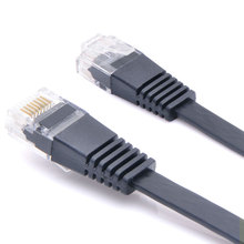 Плоский Ethernet-Кабель CAT5e по лучшей цене, кабель RJ45 Lan, сетевой Ethernet-патч-корд для компьютера, маршрутизатора, ноутбука 2024 - купить недорого