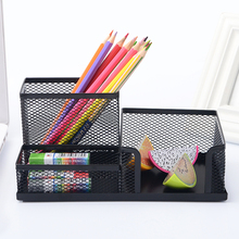 Creative Simple Pen Holder Metal Desk Tidy Stationery Holder Office School Supplies Accessores Gift Multi-function 2024 - buy cheap