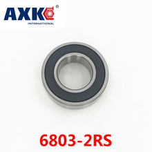 Abec-1 de rodamiento Axk 6803-2rs (10 Uds.), sección delgada sellada de 17x26x5 Mm, rodamientos de bolas 6803 2rs, 6803rs 61803 2024 - compra barato