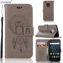 Funda de cuero con tapa para Motorola Moto G5, cartera con ranura para tarjeta, XT1670, XT1671, XT1672, XT1675, XT1676, XT1677 2024 - compra barato