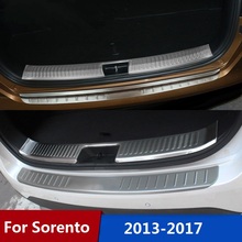 Car Rearguard Rear Bumper Cover Trunk Inner Outer End Trim Sill Plate Protector for Kia Sorento 2013 2014 2015 2016 2017 2024 - buy cheap