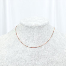 Женское Ожерелье-чокер, простое ожерелье из розового золота 45 см, 2019 2024 - купить недорого