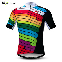 Weimostar Pro Summer Cycling Jersey Shirt Men Wicking Bicycle Clothing Short Sleeve Breathable mtb Bike Jersey Maillot Ciclismo 2024 - buy cheap