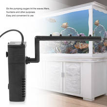 3/5 Вт 3 в 1 портативный внутренний фильтр для аквариума многофункциональный водяной насос фильтр для аквариума погружной насос 220-240 В 2024 - купить недорого