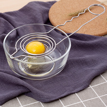 Separador de yema de huevo blanco de acero inoxidable, divisor e-gg, filtro de huevos de plata, accesorios de cocina, utensilios para Cocina 2024 - compra barato