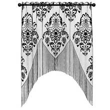 2018 Direct Selling Rushed Rope Curtain Cortinas Dormitorio Halloween Skull Lace For Sheer Pelmet Valance Short For Bedroom 2024 - buy cheap