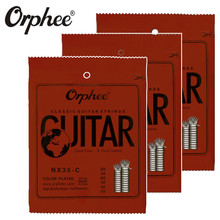 Orphee NX35-C 028-045 cordas para violão, fio clássico de nylon prateado, embalagem a vácuo com 3 conjuntos de peças 2024 - compre barato
