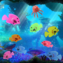 10х аквариумный Аквариум Искусственный пластик поддельные плавающие рыбы украшение для домашнего животного 2024 - купить недорого