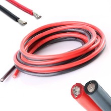 Cable de silicona resistente 8AWG 8 #200 Celsius, Cable electrónico de bricolaje, Cable de silicona suave Flexible, Gel de sílice 2024 - compra barato