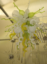 Free Shipping Latest Design Villa Decoration Murano Glass Chandelier Lamp 2024 - buy cheap