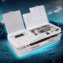 SUNSHINE SS-001A-caja de almacenamiento multifunción para teléfono móvil, pantalla LCD, partes de placa base, reparación IC 2024 - compra barato