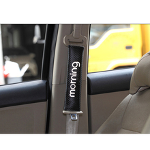 2Pcs PU Fashion Car Seat belt shoulder Pads Car Seat Belt Cover for Kia Morning 2024 - buy cheap