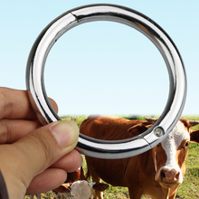 Фермерское скотоводство кольцо круг из нержавеющей стали нос плоскогубцы лошадь задница инструмент для тяги фермы аниамл животноводство оборудование 2024 - купить недорого