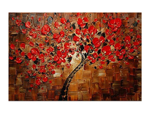 Hand-Painted Oil Paintings on Canvas Beautiful Flowers Modern Abstract Wall Art Oil Paintings for Home Decorations Art Work 2024 - buy cheap