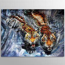 VAVE Diamond Painting Cross Stitch Oil Tiger Full Square Picture of Rhinestone 5D DIY Diamond Mosaic Kit Diamond Embroidery Sale 2024 - buy cheap