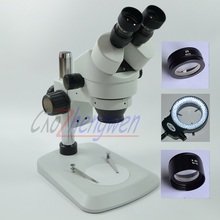 FYSCOPE recién llegado 3.5X-90X soporte de pilar de mesa Binocular microscopio estéreo microscopio para estudiantes + 144 Uds luz led 2024 - compra barato