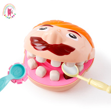 Children Toys Doctor Set Clay Plasticine Tools Simulation Play Real Life Pretend Dentist DIY Clay Educational  Tooth Mold Suit 2024 - buy cheap