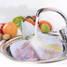 Bolsas reutilizables de malla lavables para la compra, almacenamiento de frutas, verduras, juguetes de cocina, respetuoso con el medio ambiente 2024 - compra barato