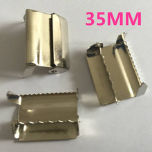 (100 PCS/LOT)) 3.5cm (35mm)Silver Metal Suspenders Strap Accessories Ribbon Adjust Buckle Regulate Clamp 2024 - buy cheap