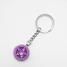 Hot! 2019 / New Fashion Charm Purple Triple Moon Goddess Pendant Key Ring Five-pointed Star Keychain Wicca Ornaments 2024 - buy cheap