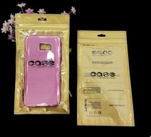 200 Pçs/lote 11*20 cm de Ouro/Clear Nova Tampa da Caixa Do Telefone Móvel Embalagem saco De Armazenamento para o iphone 4S 5 5S 6 6 S Plástico Ziplock sacos 2024 - compre barato