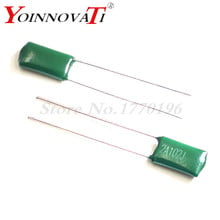 100pcs 2A102J 2A102 100V 0.001UF 1nF Polyester Film Capacitor Capacitance 2024 - buy cheap