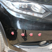 Car-Styling Animal Dog Bear Footprint Decal Stickers For Toyota Camry Corolla RAV4 Yaris Highlander Land Cruiser PRADO Vios Vitz 2024 - buy cheap