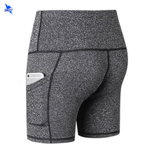 Solid High Waist Running Shorts Women Gym Fitness Clothing Pockets Sweat Yoga Shorts Female Athletic Short Sport Tights Leggings 2024 - buy cheap