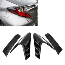 JEAZEA For Toyota CHR C-HR 2016 2017 2018 ABS Rear Light Lamp Cover Trim Tail Light Cover Frame Protector Sticker Car Styling 2024 - buy cheap