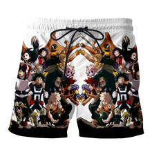 Novos chegam anime meu herói academia 3d imprimir moda masculina legal shorts/calças/zíper hoodies topos dropshipping 2024 - compre barato