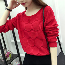 Autumn and winter 2019 New women's pullover korean sweater female top women round neck sweaters Pullover turtleneck 784 2024 - buy cheap