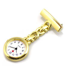 Подарок Доктор кулон Карманный кварц красный крест брошь медсестры часы Fob Висячие медицинские карманные часы Relogio Часы из нержавеющей стали 2024 - купить недорого